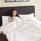 Olliix True North by Sleep Philosophy White Twin Extra Warmth Oversized Cotton Down Comforter-4