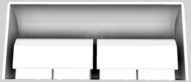 Vent-A-Hood® 48" White Retro Style Under Cabinet Range Hood-3