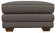 La-Z-Boy® Mackenzie Greystone Leather Ottoman-1