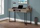 Monarch Specialties Inc. 48"L Dark Taupe and Black Metal Computer Desk-1