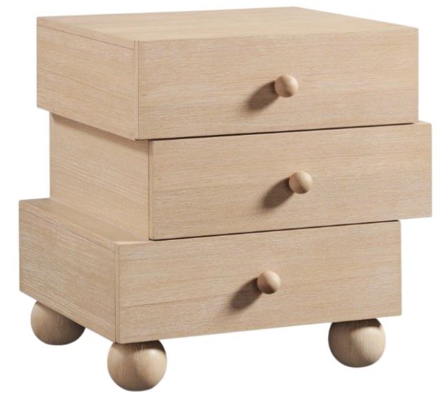 Meridian Furniture Askew Natural Nightstand-0