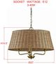 Forty West Jett Brown/Gold Pendant-1