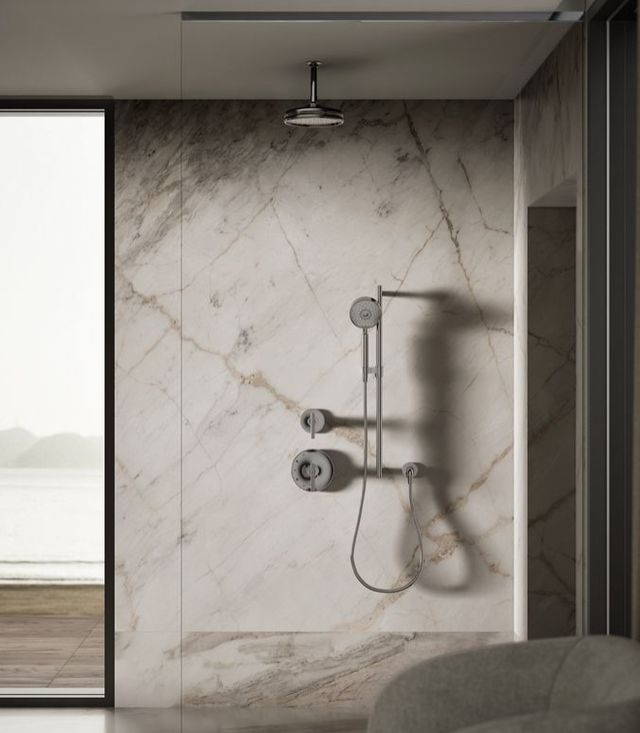 KOHLER® Vibrant Titanium 1.75 GPM Traditional 10" Single-Function Rainhead-2