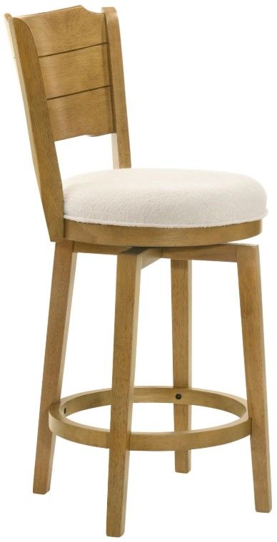 Armen Living Winsley Amber Stone/White Counter Stool-3