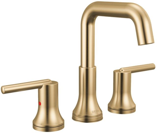 Delta Trinsic® Champagne Bronze 2-Handle Lever Widespread Bathroom Faucet-0