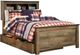 Signature Design by Ashley® Trinell Brown Full Bookcase Storage Bed-0