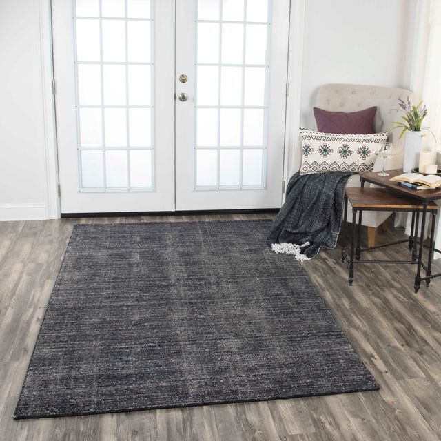 Rizzy Home Grand Haven Black 5' x 8' Rug-2