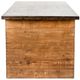 Nest Home Collections Marcus Java Counter Table with Antique Natural Base-4