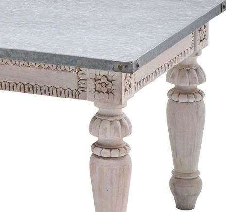 Jaipur Furniture Tatum White Wash Table-1