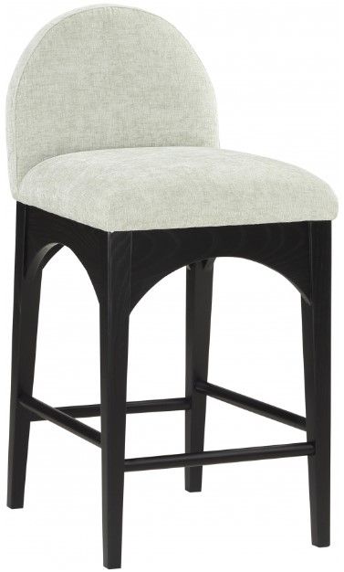 Meridian Furniture Waldorf Mint/Black Counter Stool-0