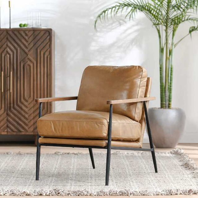 Classic Home Christopher Adobe Tan Accent Chair-1