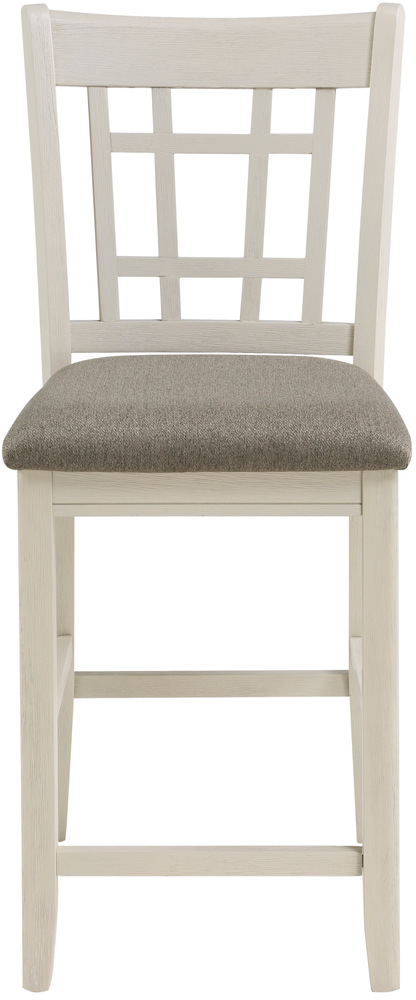 Homelegance® Junipero 5-Piece Antique White Counter Height Table Set-1