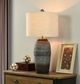 Stylecraft Poly Gunmetal Table Lamp -5