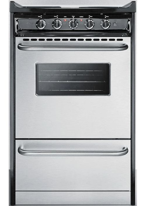 Summit® Professional 20" Stainless Steel Slide-In Electric Range-0