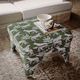 TOV Furniture Raji Olive Green Leopard Ottoman-1