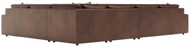 Bernhardt Nest Bernhardt Living 4-Piece Brown Leather L-Shape Facing Sectional-3
