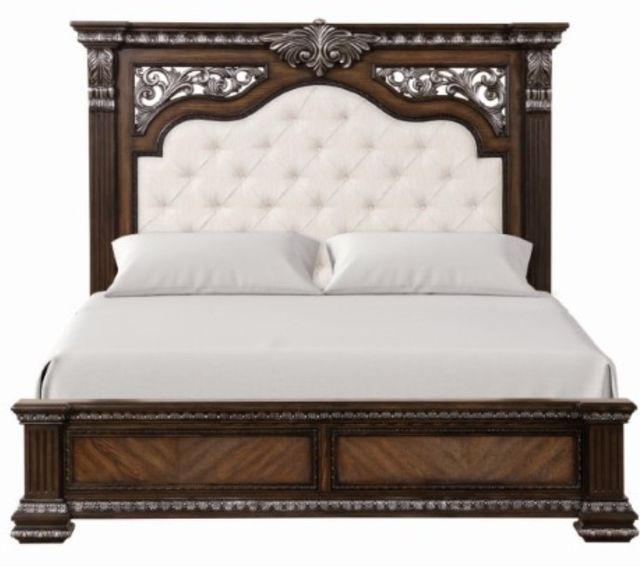 Furniture of America® Promenade Espresso Eastern King Panel Bed-1