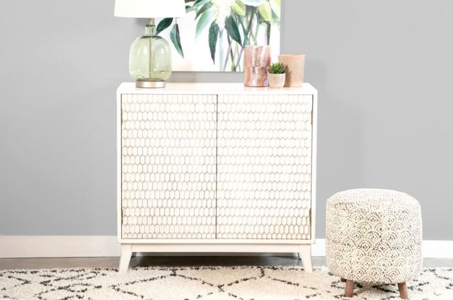 Coaster® Gambon White Rectangular 2-Door Accent Cabinet-7