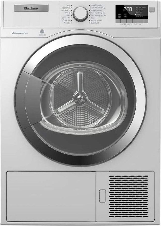Blomberg® 4.1 Cu. Ft. White Front Load Electric Dryer-1