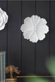 A & B Home 2-Piece White Rose Hanging Wall Accent Set-5