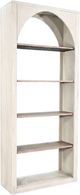 Sunny Designs™ Arch / Accents Light Gray/Wheat Bookcase-0