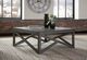 Signature Design by Ashley® Haroflyn Gray Square Coffee Table-1