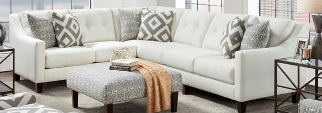 Fusion Furniture Sugarshack Glacier 2-Piece Sectional-0