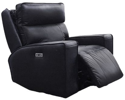 Mazin Furniture Chadwick Black Power Rocker Recliner with Power Headrest-0