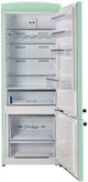 Unique Appliances Classic Retro 28" 17 Cu. Ft. Summer Mint Green Counter Depth Bottom Freezer Refrigerator-1