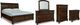 Millennium® by Ashley Porter 5-Piece Rustic Brown California King Sleigh Bed Set-0