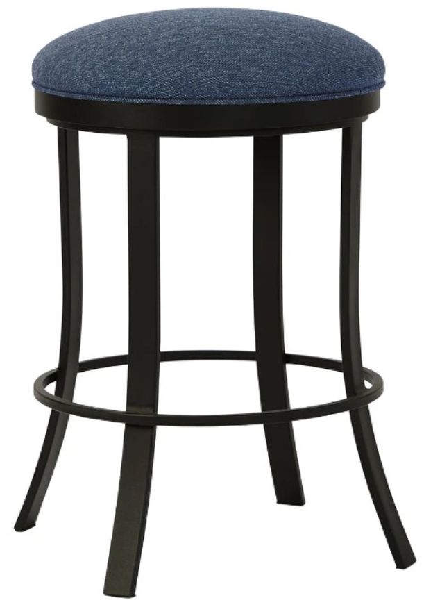 Wesley Allen Customizable Bali Backless Bar Stool-0