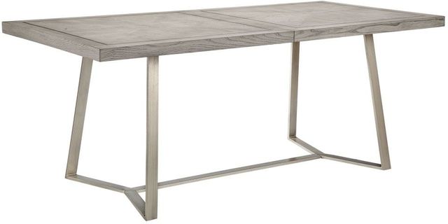 Olliix by Madison Park Light Grey Boulder Dining Table-1