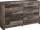 Benchcraft® Derekson 4-Piece Multi Gray King Panel Bed Set-2