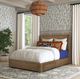 Flexsteel® Normandy Driftwood Queen Panel Storage Bed-1