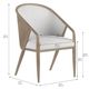 A.R.T. Furniture® Finn Tawny Woven Dining Arm Chair-2