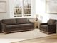 International Furniture Direct Samba Dark Chocolate/Sand Drift Sofa-4