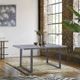 Armen Living Fenton Gray 63" Dining Table-1