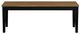 Homelegance® Tyler Black/Brown Bench-2