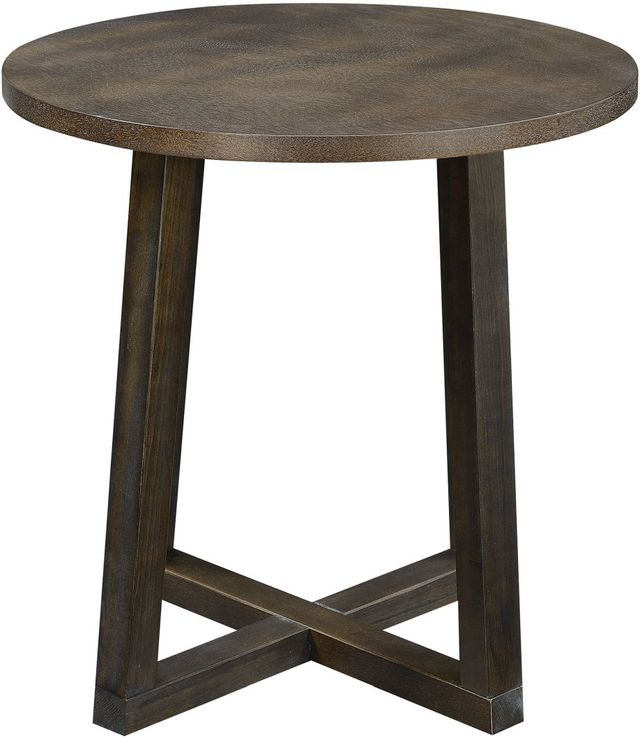Elements International Industrial 3-Piece Walnut Occasional Table Set-2