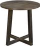 Elements International Industrial 3-Piece Walnut Occasional Table Set-2