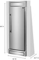 FORNO® Rizzuto 32" 13.6 Cu. Ft. Stainless Steel Built-In Column Refrigerator-1