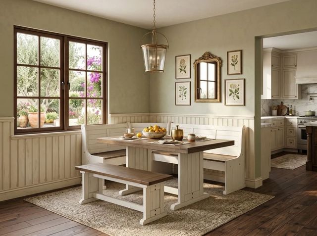 Sunny Designs™ Carriage House Buckskin Nook Table with Marble White Base-1