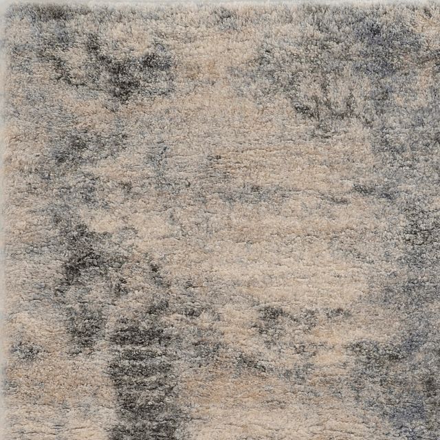 KAS Rugs Merino 6704 Ivory/Blue Palette 5'x8' Area Rug-1
