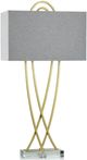 Harp & Finial® Vida Brass/Crystal Table Lamp-0