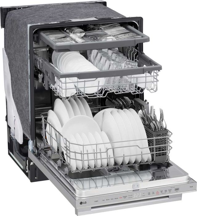 LG 24" PrintProof® Stainless Steel Top Control Built In Dishwasher-7