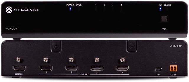 Atlona® 4K HDR Four-Output HDMI Distribution Amplifier