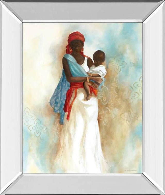 Classy Art Power of Love I by Carol Robinson Mirrored Frame Wall Art-0