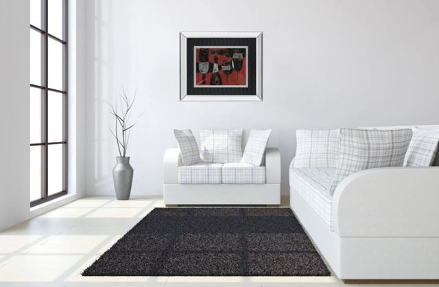 Classy Art Wine Selection IIl by Daphane Brissonet Mirror Framed Wall Art-3