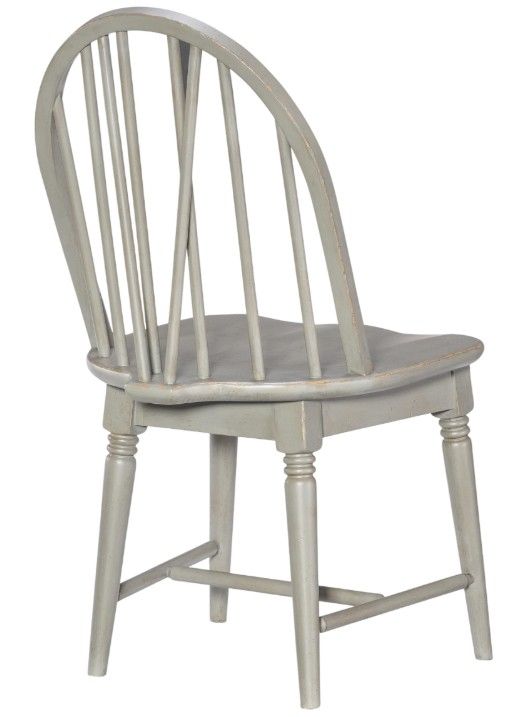 Legacy Classic Vintage Market Northern Moss Windsor V-Shape Dining Side Chair-1