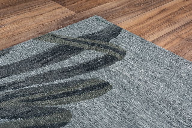 Rizzy Home Miramar Gray 5'x8' Rectangular Rug-3